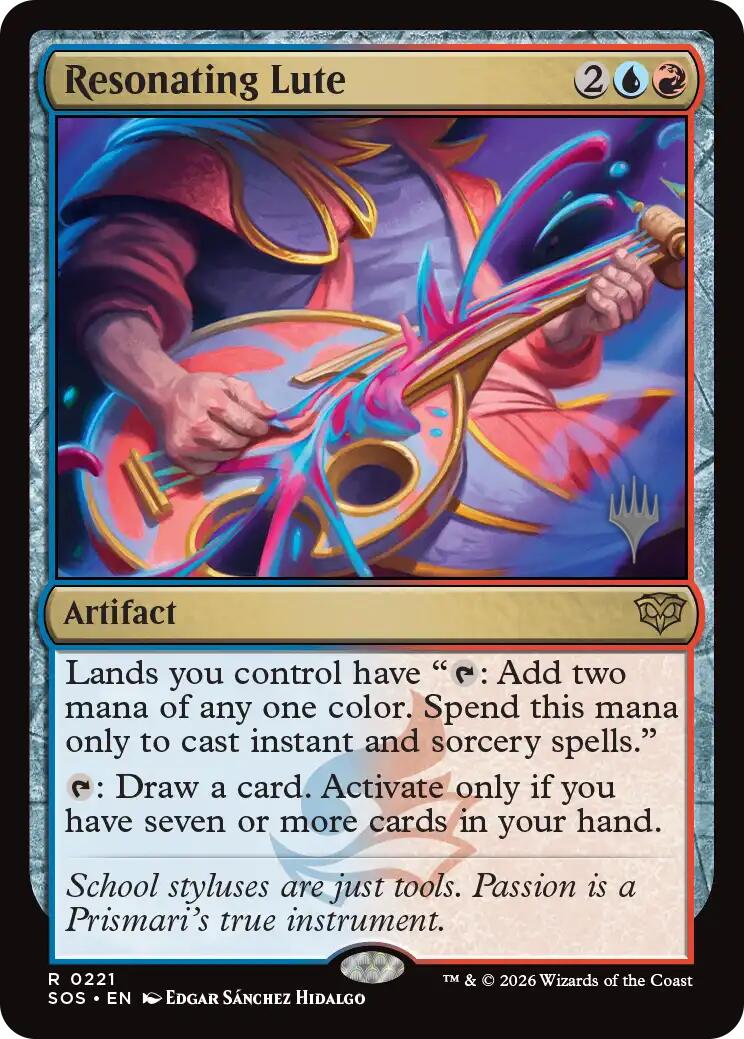 Resonating Lute [Secrets of Strixhaven Promos] | Jack's On Queen