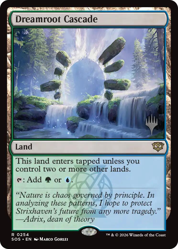 Dreamroot Cascade [Secrets of Strixhaven Promos] | Jack's On Queen