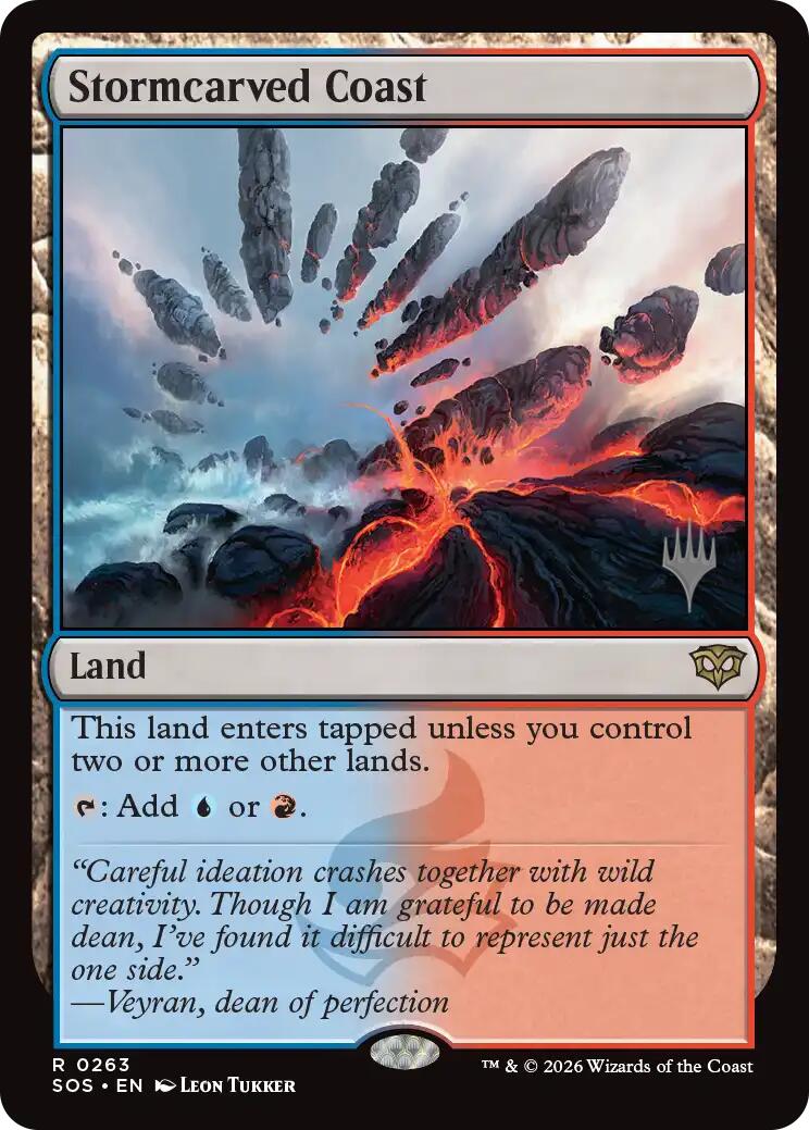Stormcarved Coast [Secrets of Strixhaven Promos] | Jack's On Queen