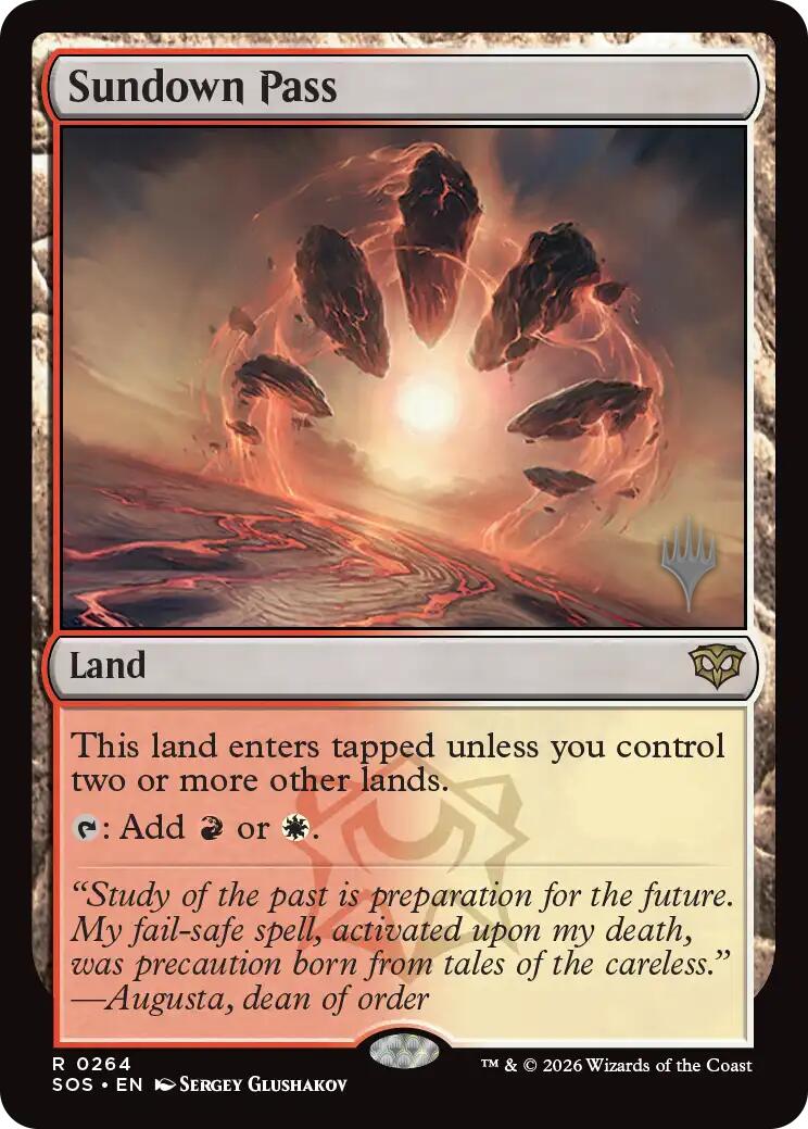 Sundown Pass [Secrets of Strixhaven Promos] | Jack's On Queen