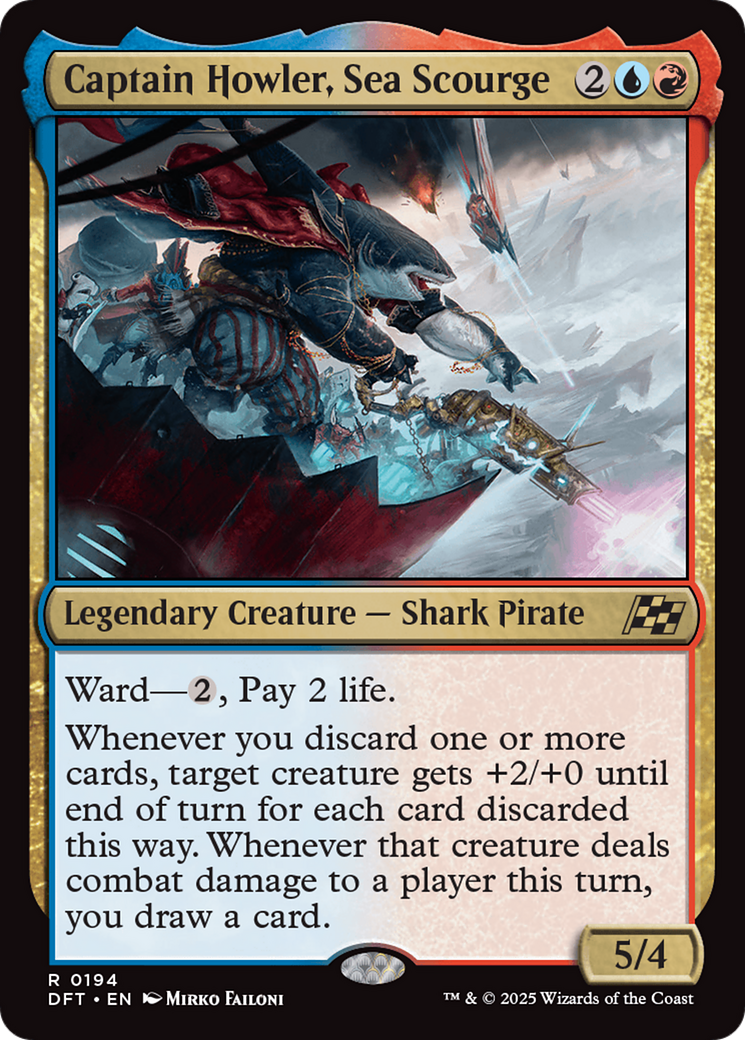 Captain Howler, Sea Scourge [Aetherdrift] | Jack's On Queen