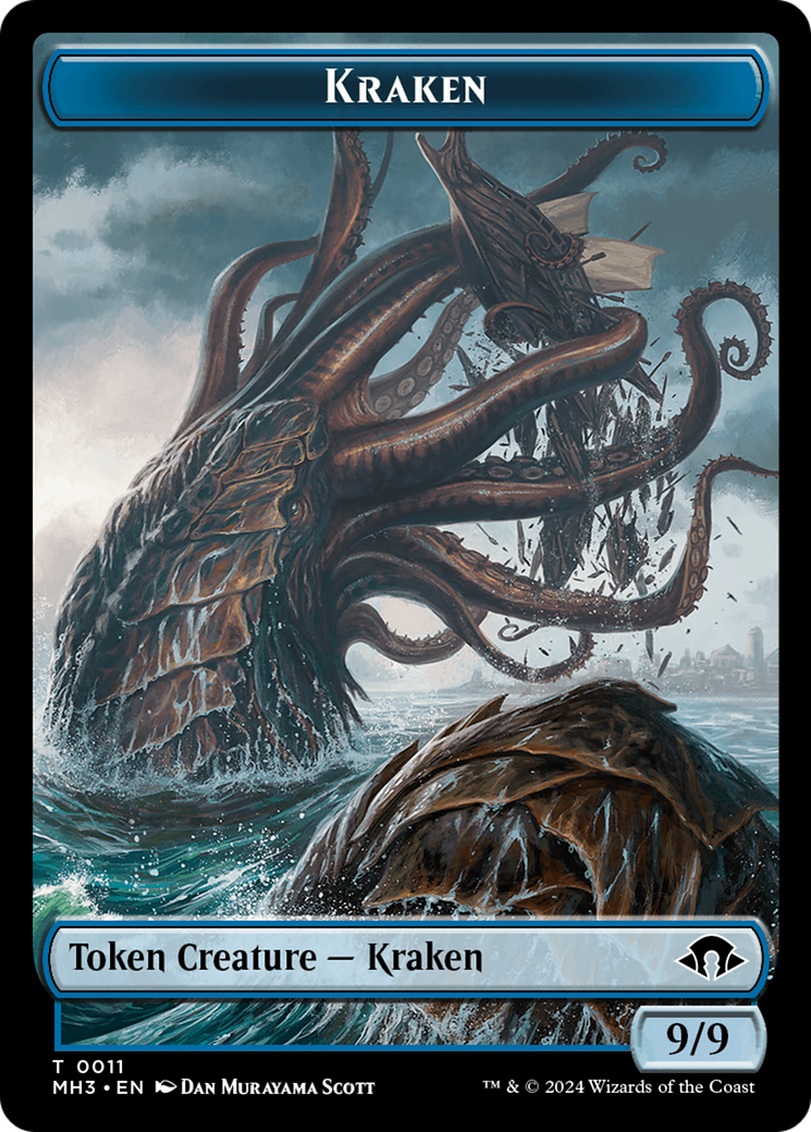 Kraken // Energy Reserve Double-Sided Token [Modern Horizons 3 Tokens] | Jack's On Queen