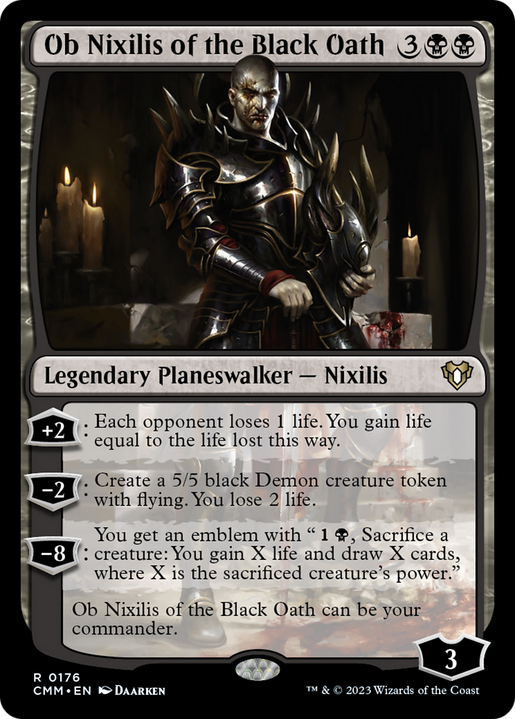 Ob Nixilis of the Black Oath [Commander Masters] | Jack's On Queen