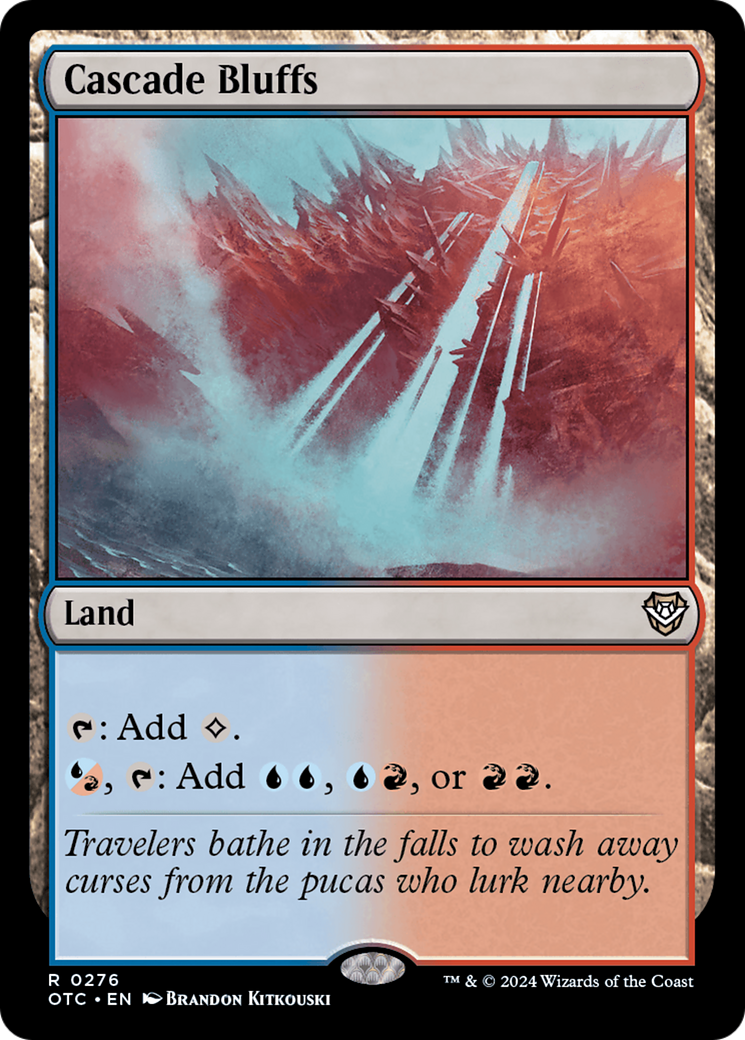 Cascade Bluffs [Outlaws of Thunder Junction Commander] | Jack's On Queen