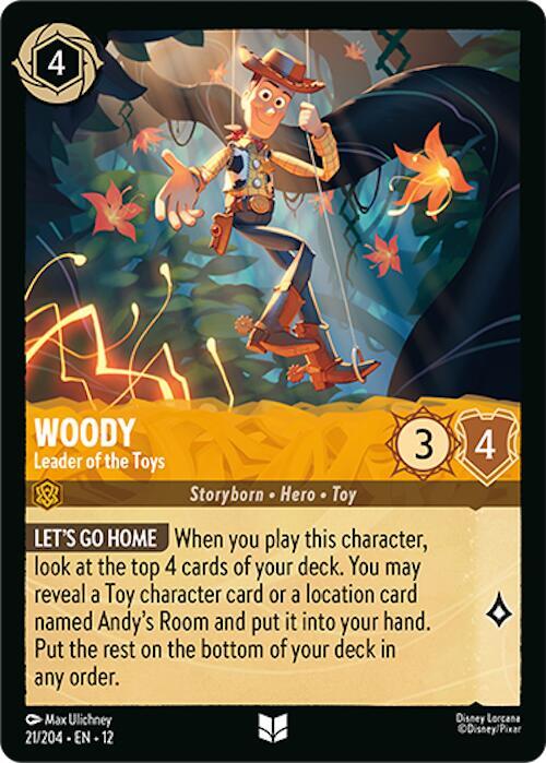 Woody - Leader of the Toys (21/204) [Wilds Unknown] | Jack's On Queen