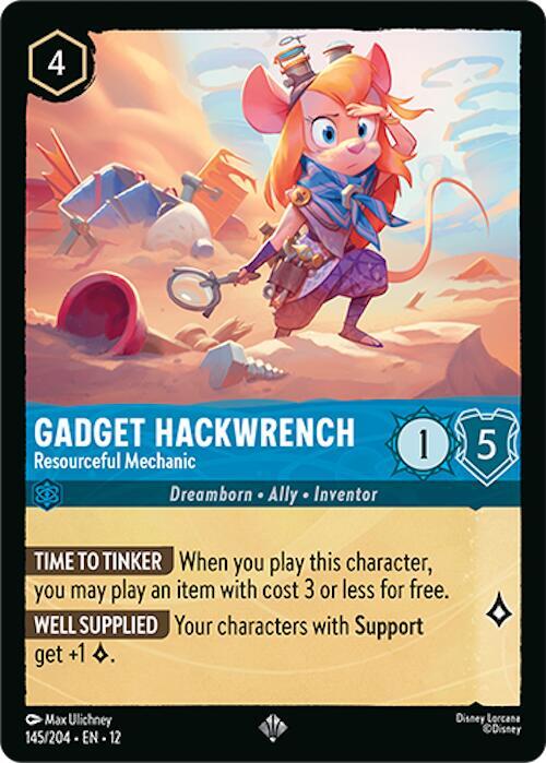 Gadget Hackwrench - Resourceful Mechanic (145/204) [Wilds Unknown] | Jack's On Queen