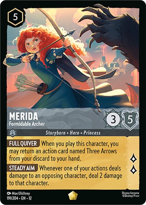 Merida - Formidable Archer (191/204) [Wilds Unknown] | Jack's On Queen