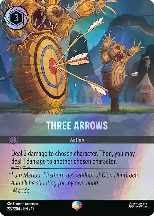 Three Arrows (Epic) (222/204) [Wilds Unknown] | Jack's On Queen