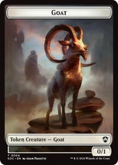 Goat // Fungus Beast Double-Sided Token [Secrets of Strixhaven Commander Tokens] | Jack's On Queen