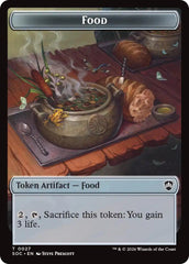 Food // Frog Lizard Double-Sided Token [Secrets of Strixhaven Commander Tokens] | Jack's On Queen