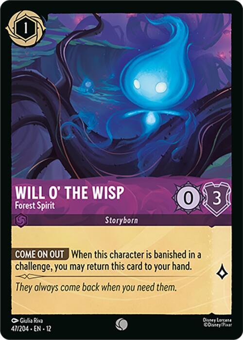 Will o' the Wisp - Forest Spirit (47/204) [Wilds Unknown] | Jack's On Queen