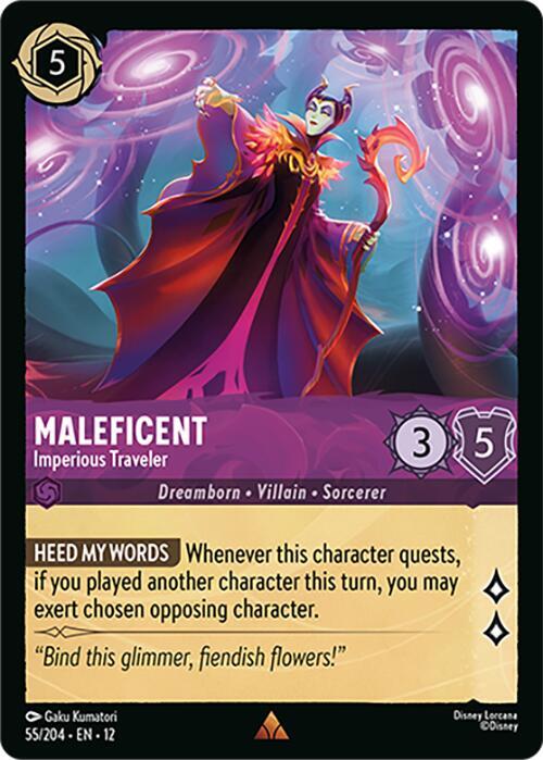 Maleficent - Imperious Traveler (55/204) [Wilds Unknown] | Jack's On Queen