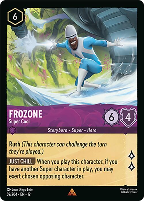 Frozone - Super Cool (59/204) [Wilds Unknown] | Jack's On Queen