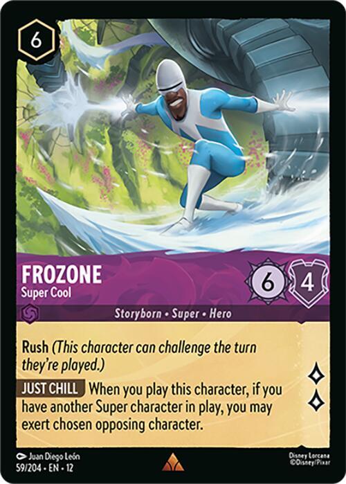 Frozone - Super Cool (59/204) [Wilds Unknown] | Jack's On Queen