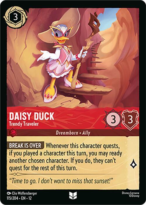 Daisy Duck - Trendy Traveler (115/204) [Wilds Unknown] | Jack's On Queen