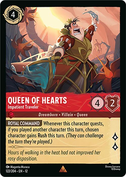 Queen of Hearts - Impatient Traveler (122/204) [Wilds Unknown] | Jack's On Queen