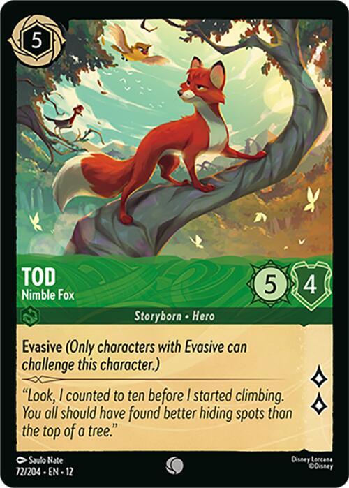 Tod - Nimble Fox (72/204) [Wilds Unknown] | Jack's On Queen