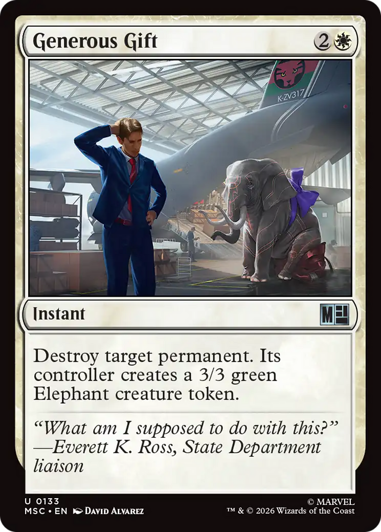 Generous Gift [Marvel Super Heroes Commander] | Jack's On Queen