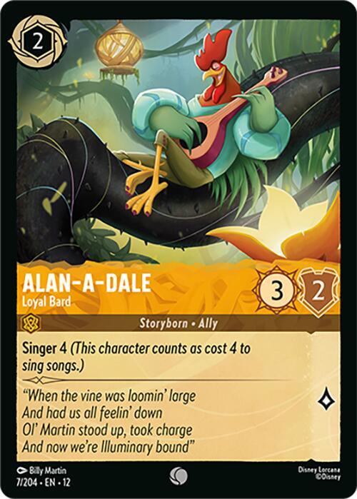 Alan-a-Dale - Loyal Bard (7/204) [Wilds Unknown] | Jack's On Queen