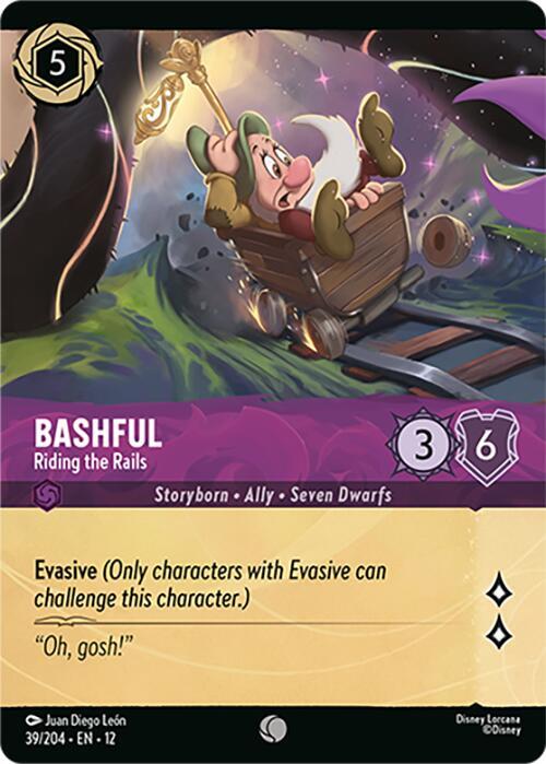 Bashful - Riding the Rails (Foil) (39/204) [Wilds Unknown] | Jack's On Queen