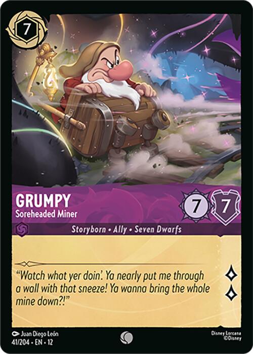 Grumpy - Soreheaded Miner (41/204) [Wilds Unknown] | Jack's On Queen