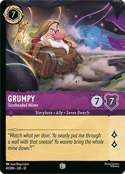 Grumpy - Soreheaded Miner (Foil) (41/204) [Wilds Unknown] | Jack's On Queen