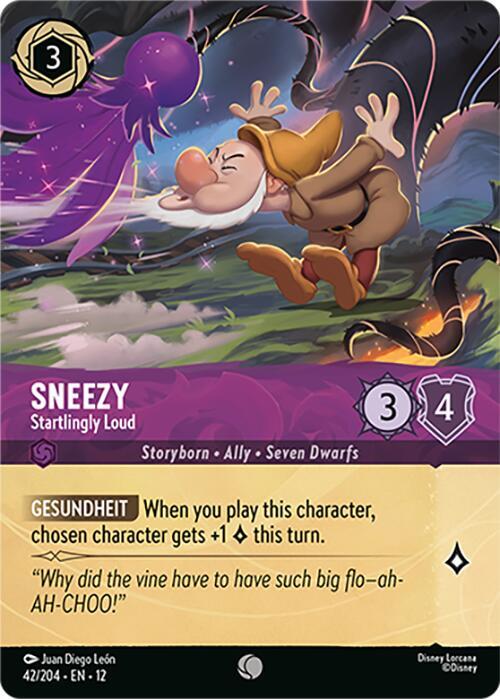 Sneezy - Startlingly Loud (Foil) (42/204) [Wilds Unknown] | Jack's On Queen