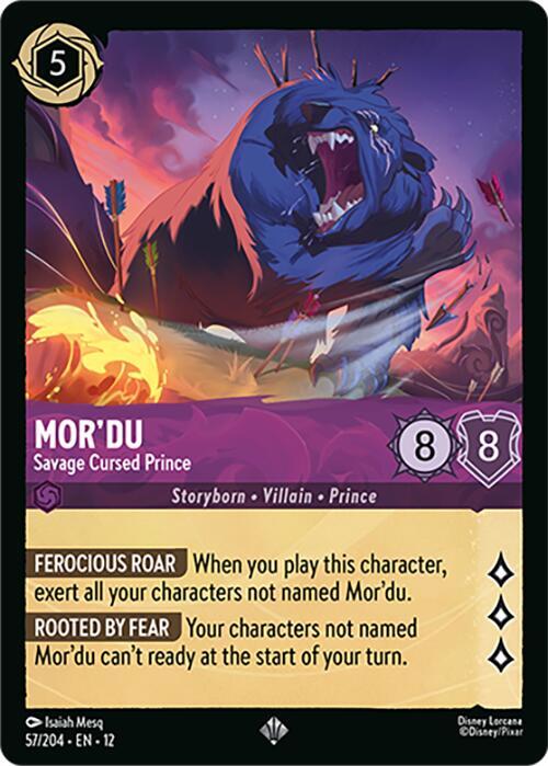 Mor'du - Savage Cursed Prince (57/204) [Wilds Unknown] | Jack's On Queen