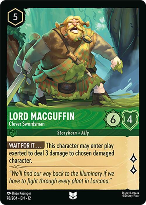 Lord MacGuffin - Clever Swordsman (78/204) [Wilds Unknown] | Jack's On Queen