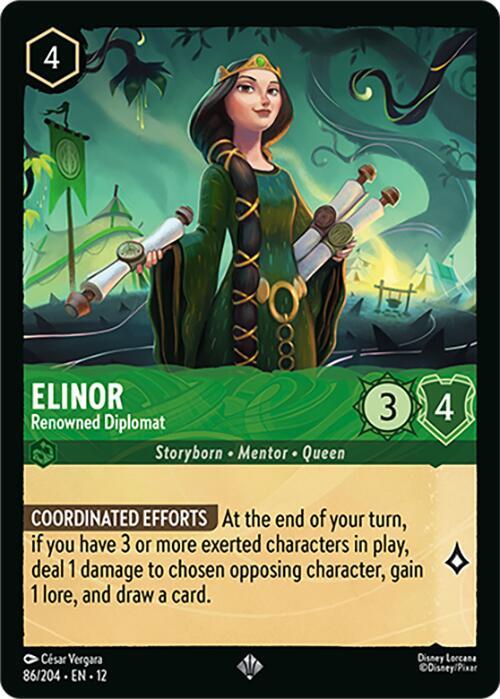 Elinor - Renowned Diplomat (86/204) [Wilds Unknown] | Jack's On Queen