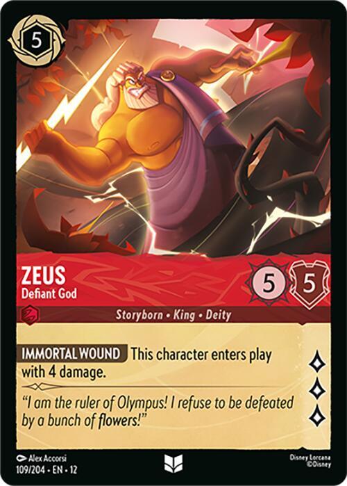 Zeus - Defiant God (109/204) [Wilds Unknown] | Jack's On Queen