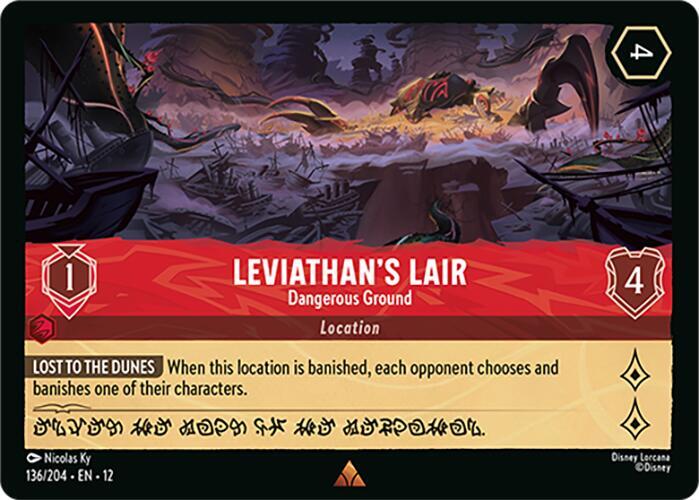 Leviathan's Lair - Dangerous Ground (136/204) [Wilds Unknown] | Jack's On Queen