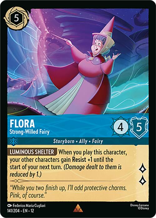 Flora - Strong-Willed Fairy (141/204) [Wilds Unknown] | Jack's On Queen