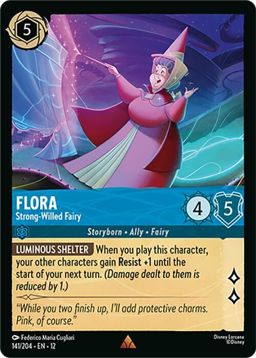 Flora - Strong-Willed Fairy (141/204) [Wilds Unknown] | Jack's On Queen
