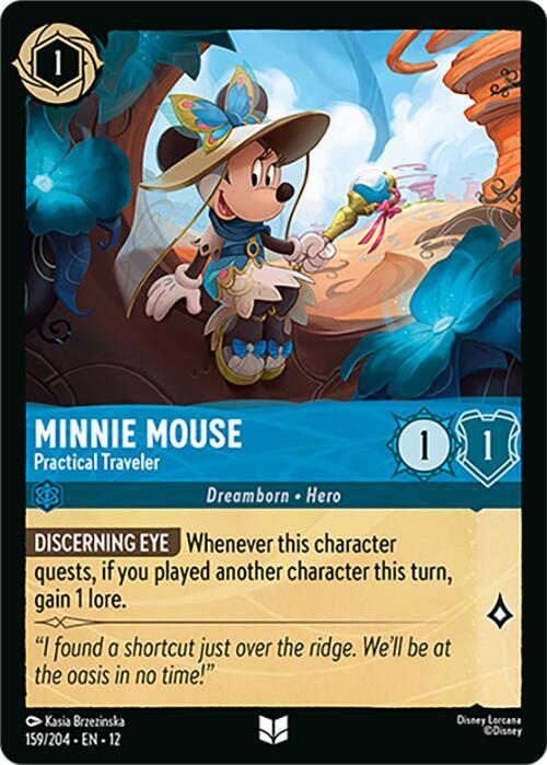 Minnie Mouse - Practical Traveler (159/204) [Wilds Unknown] | Jack's On Queen
