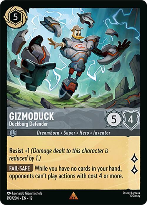 Gizmoduck - Duckburg Defender (193/204) [Wilds Unknown] | Jack's On Queen