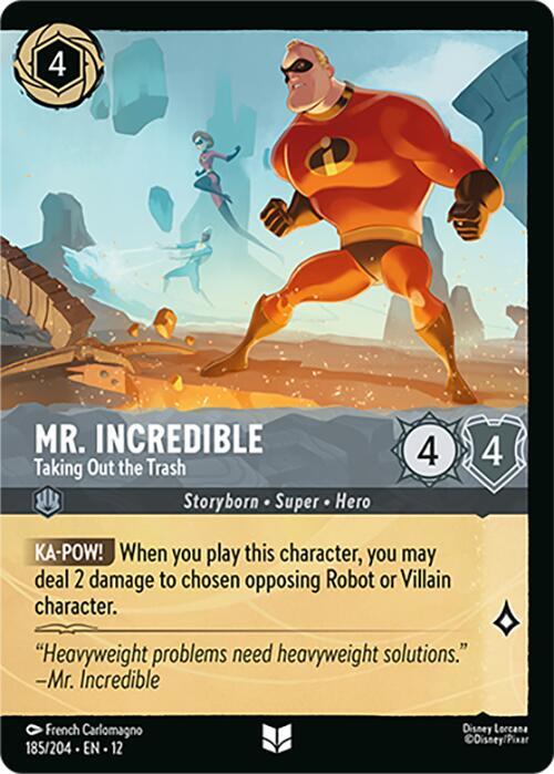 Mr. Incredible - Taking Out the Trash (Foil) (185/204) [Wilds Unknown] | Jack's On Queen