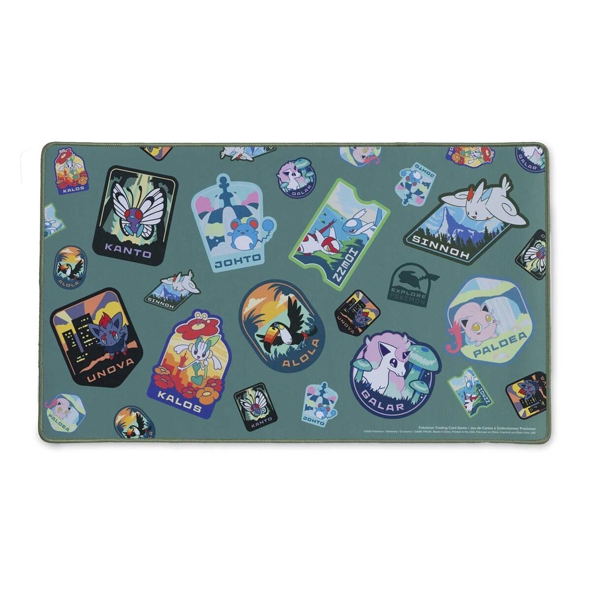 Pokemon TCG: Pokemon Center Exclusive - Explore Pokemon Playmat | Jack's On Queen
