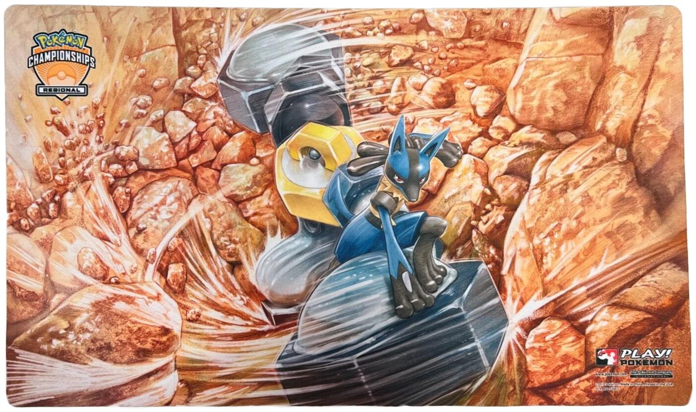 Pokemon TCG: 2019 Lucario & Melmetal Playmat (Regional Championship) | Jack's On Queen