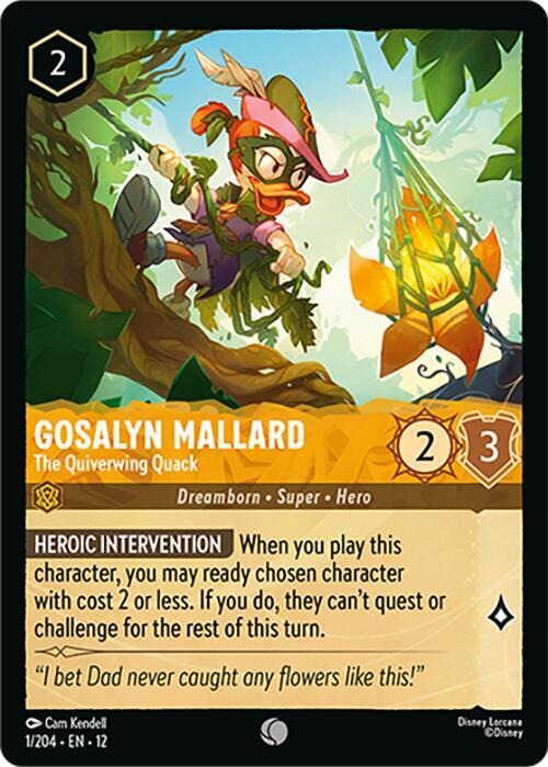 Gosalyn Mallard - The Quiverwing Quack (1/204) [Wilds Unknown] | Jack's On Queen
