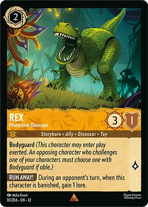 Rex - Protective Dinosaur (10/204) [Wilds Unknown] | Jack's On Queen