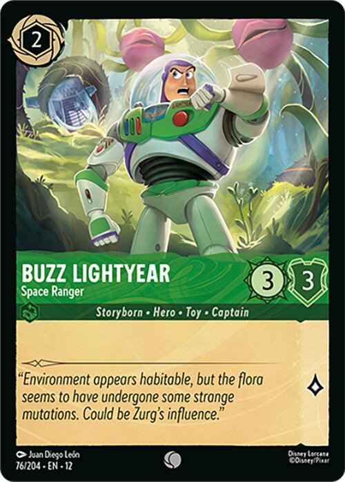 Buzz Lightyear - Space Ranger (76/204) [Wilds Unknown] | Jack's On Queen