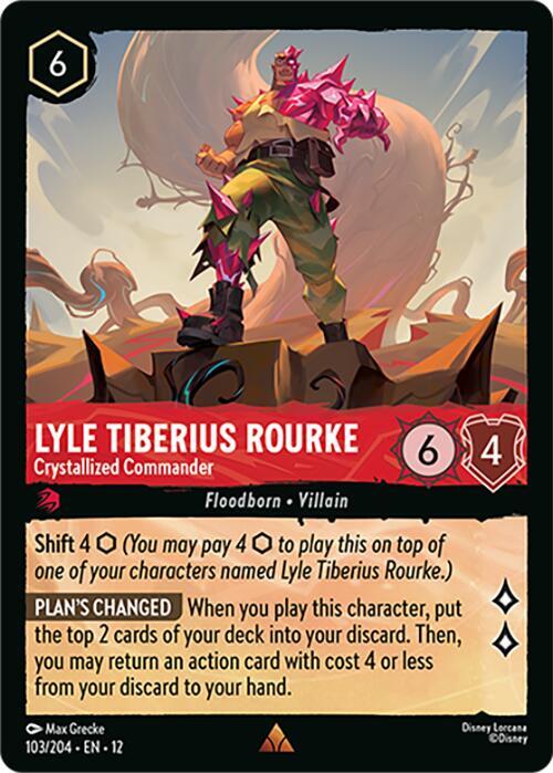 Lyle Tiberius Rourke - Crystallized Commander (103/204) [Wilds Unknown] | Jack's On Queen