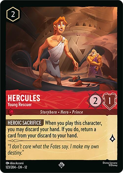 Hercules - Young Rescuer (123/204) [Wilds Unknown] | Jack's On Queen