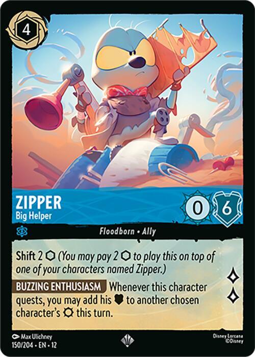 Zipper - Big Helper (150/204) [Wilds Unknown] | Jack's On Queen