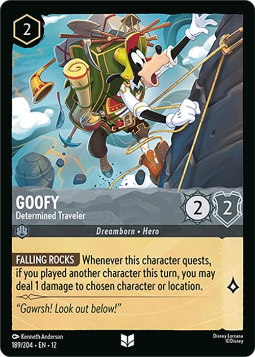 Goofy - Determined Traveler (189/204) [Wilds Unknown] | Jack's On Queen