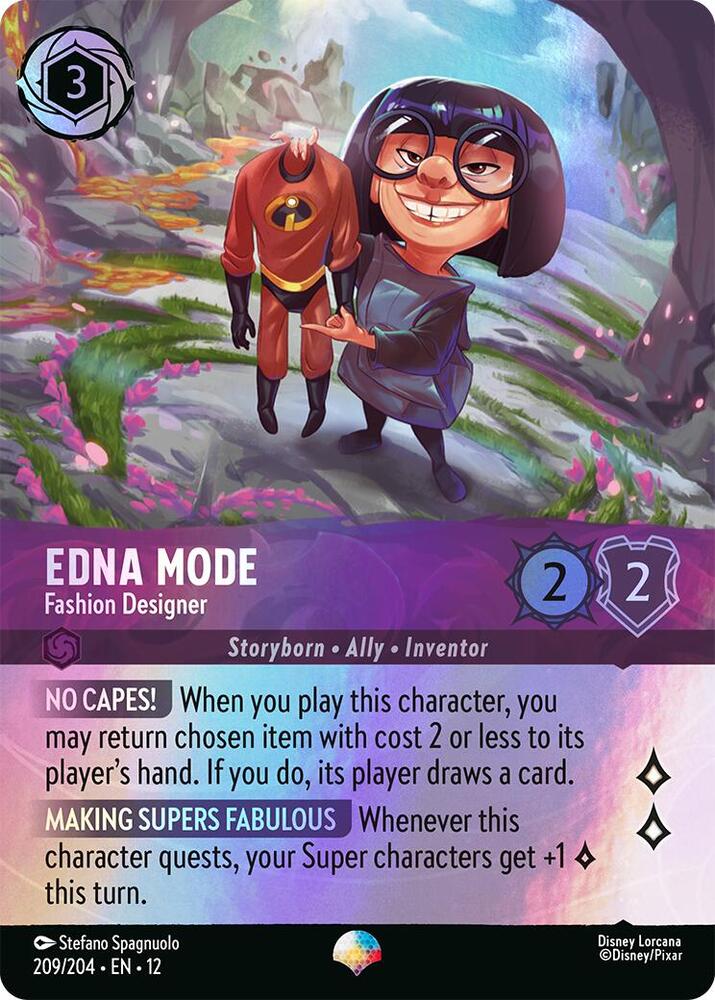 Edna Mode - Fashion Designer (Epic) (209/204) [Wilds Unknown] | Jack's On Queen