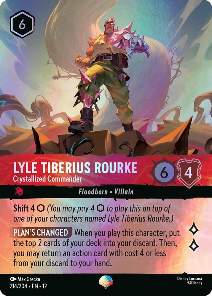 Lyle Tiberius Rourke - Crystallized Commander (Epic) (214/204) [Wilds Unknown] | Jack's On Queen
