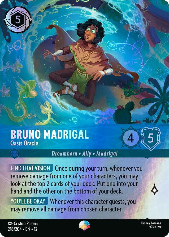 Bruno Madrigal - Oasis Oracle (Epic) (218/204) [Wilds Unknown] | Jack's On Queen