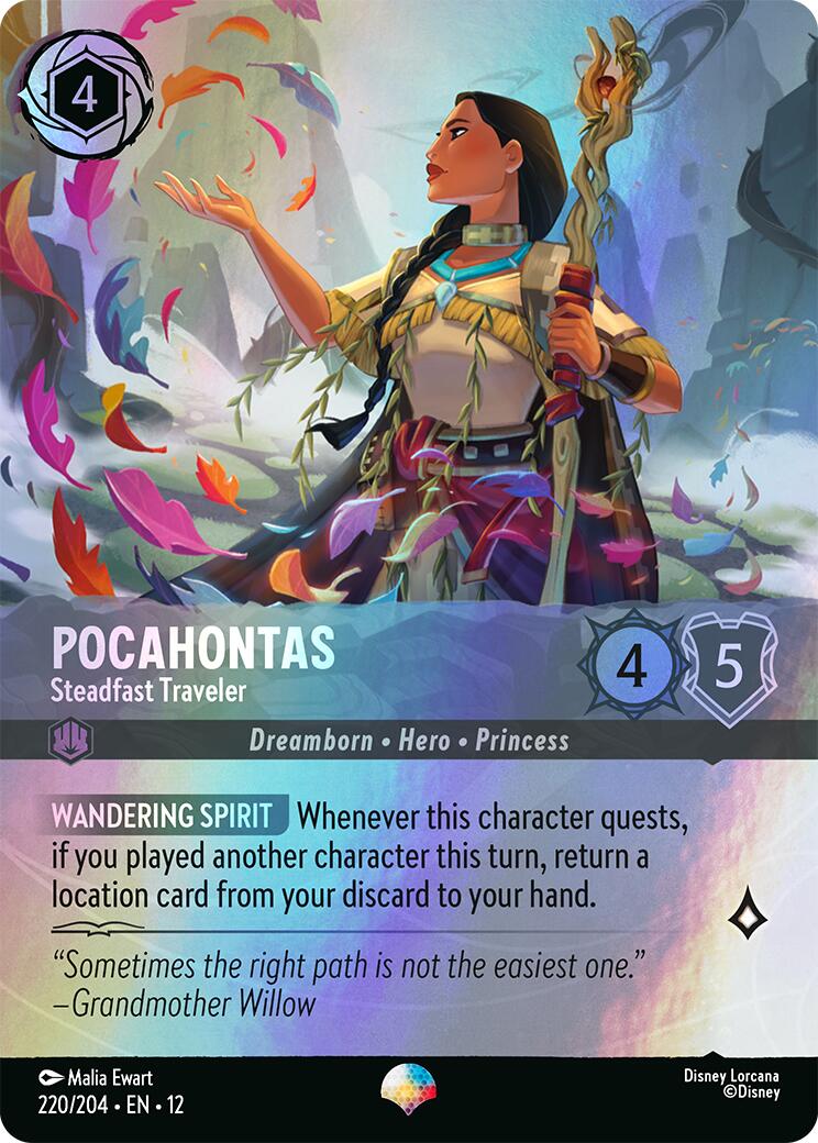 Pocahontas - Steadfast Traveler (Epic) (220/204) [Wilds Unknown] | Jack's On Queen